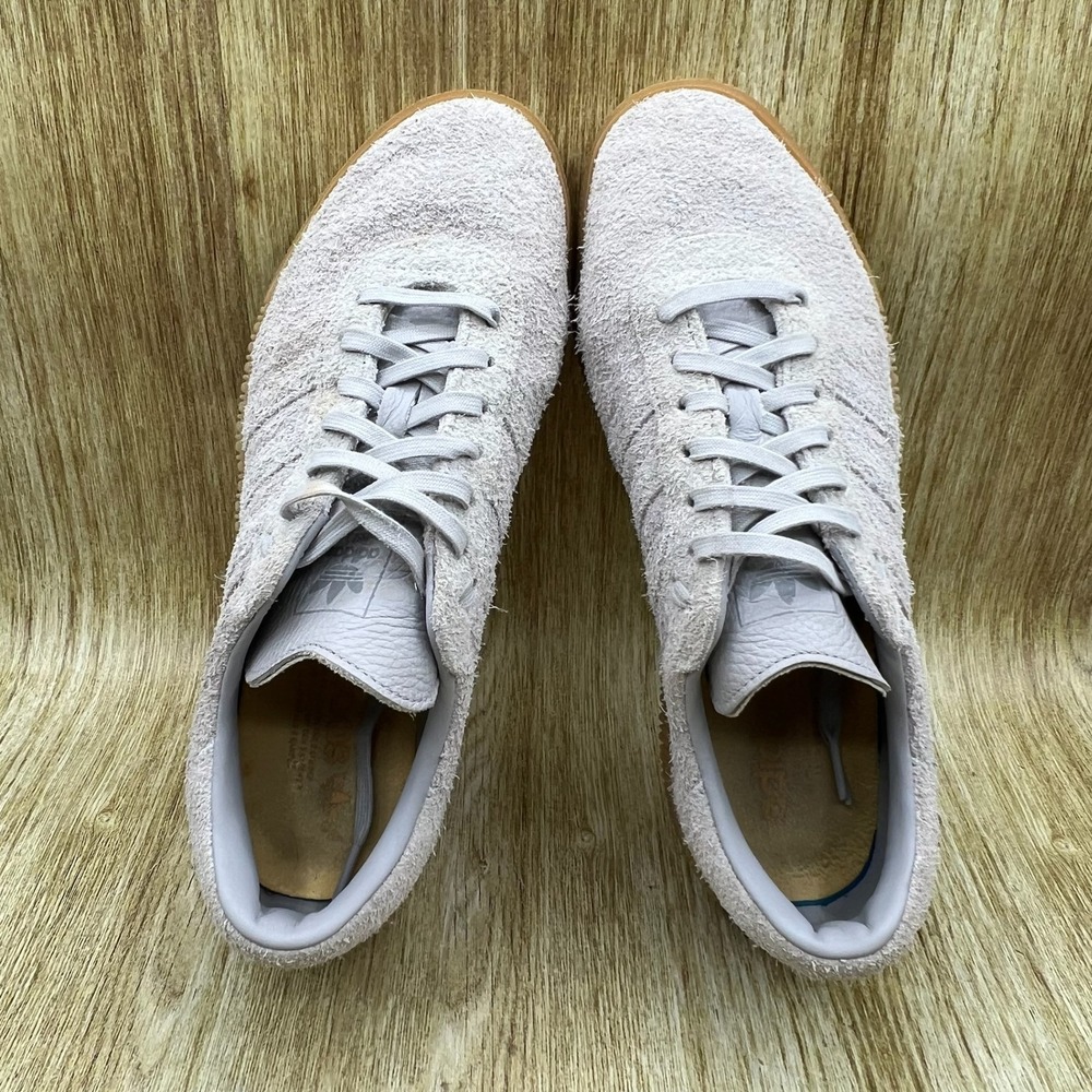 Adidas SambaRose Sneakers Women's Size 10 Gray Gum Suede Platform Shoes B37860 - Picture 6 of 10
